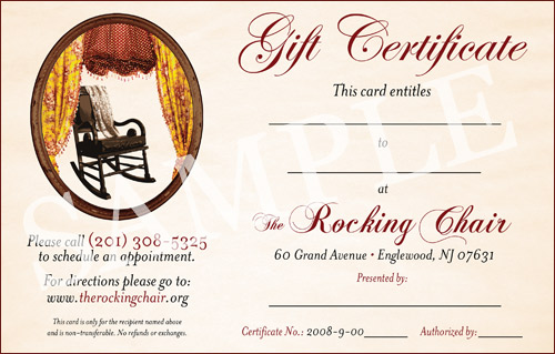 Sample Gift Certificate
